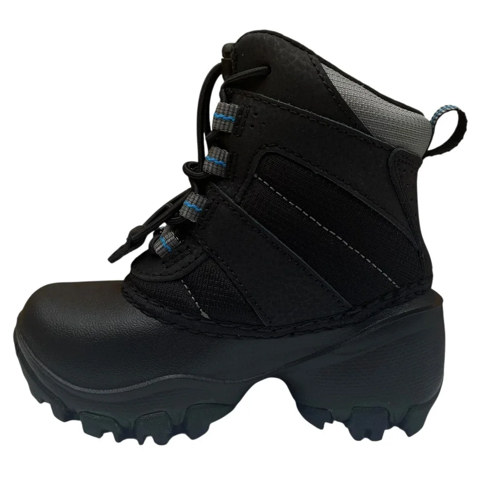 Columbia Rope Tow III Toddler Boys Girls Waterproof Snow Boots Size10 Black Blue